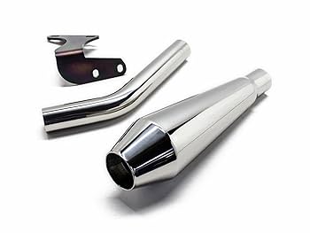 SR400/500 フレアーメガホンマフラー SR400/500用 STDメガホン ミドル 新型スリップオン アップ FI車